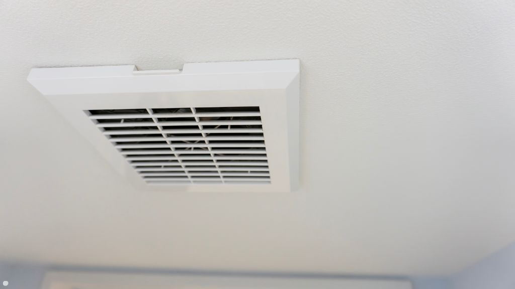 high-rise garbage room ventilation exhaust fan on rooftop